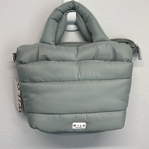 💚 WILO The Label Weekender Quilted Travel/Gym/Baby Bag w/ Crossbody … - Picture 8 of 8